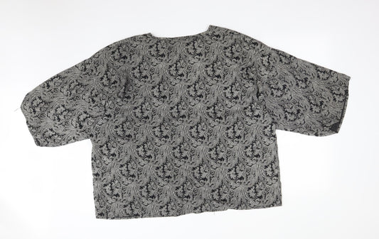 Peacocks Womens Multicoloured Paisley Cardigan Jumper Size M