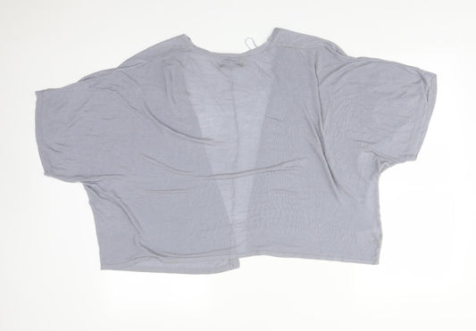 Papaya Womens Grey Cardigan Jumper Size L