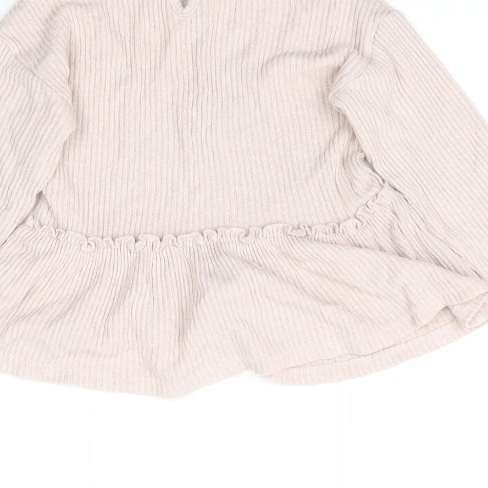 George Girls Pink Basic T-Shirt Size 18-24 Months - I love you more