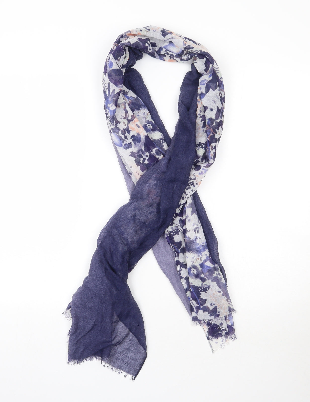 Preworn Womens Multicoloured Floral Scarf