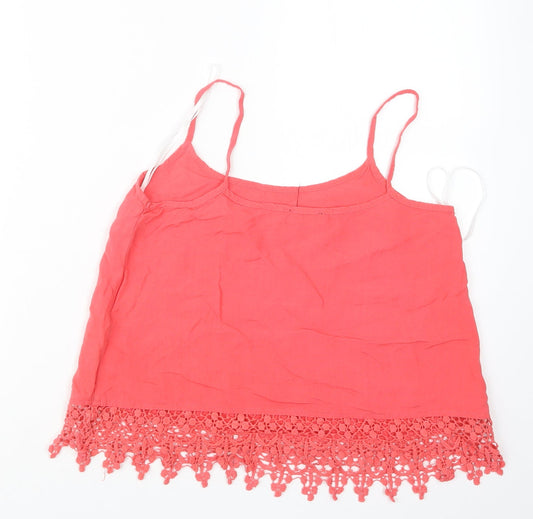 New Look Womens Pink Camisole Tank Size 10
