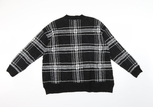 Marks and Spencer Womens Multicoloured Geometric Pullover Jumper Size L