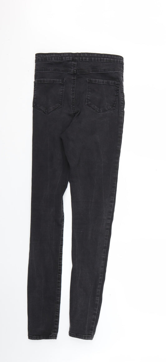 Denim & Co. Womens Black Skinny Jeans Size 12 L30 in