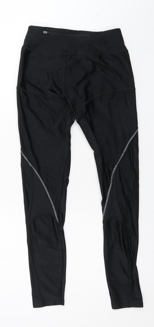 MP Womens Black Jersey Capri Trousers Size S L26 in