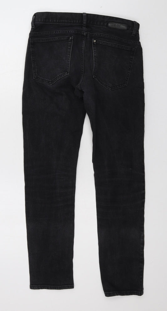 H&M Womens Grey Denim Skinny Jeans Size 30 in L32 in
