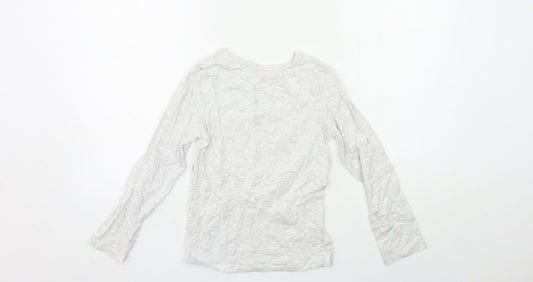 Primark Girls Grey Basic T-Shirt Size 8-9 Years