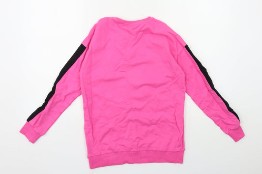 Primark Girls Pink Pullover Sweatshirt Size 9-10 Years - JOJO SILVA