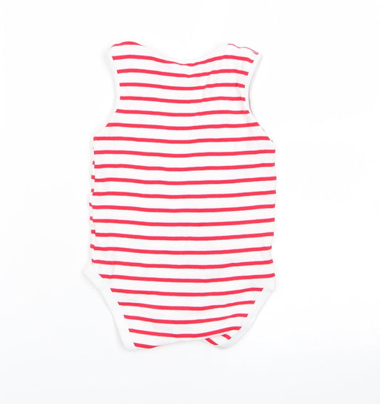 NEXT Boys Multicoloured Striped Babygrow One-Piece Size 36 Months