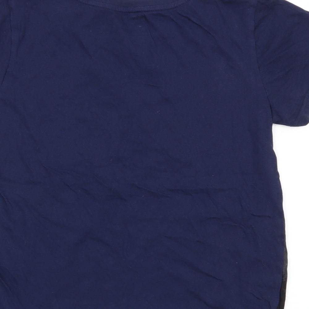 love to lounge Womens Blue Geometric Top Pyjama Top Size 6