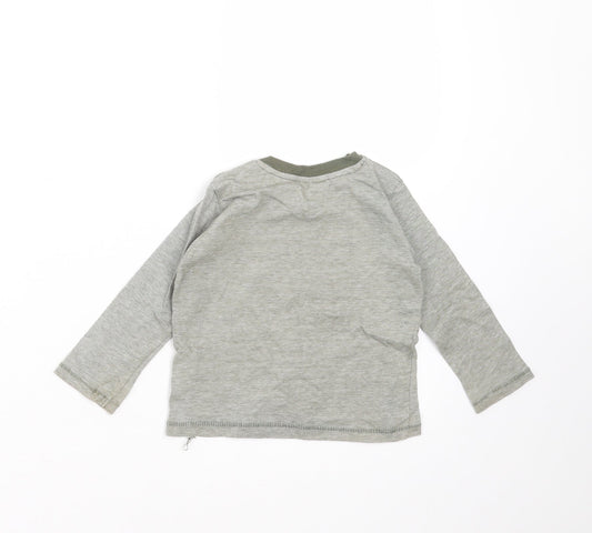 F&F Boys Green Striped Basic T-Shirt Size 9-12 Months - Adorable just like my Daddy