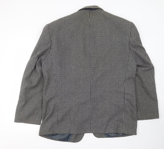 C&A Mens Grey Striped Jacket Suit Jacket Size 44