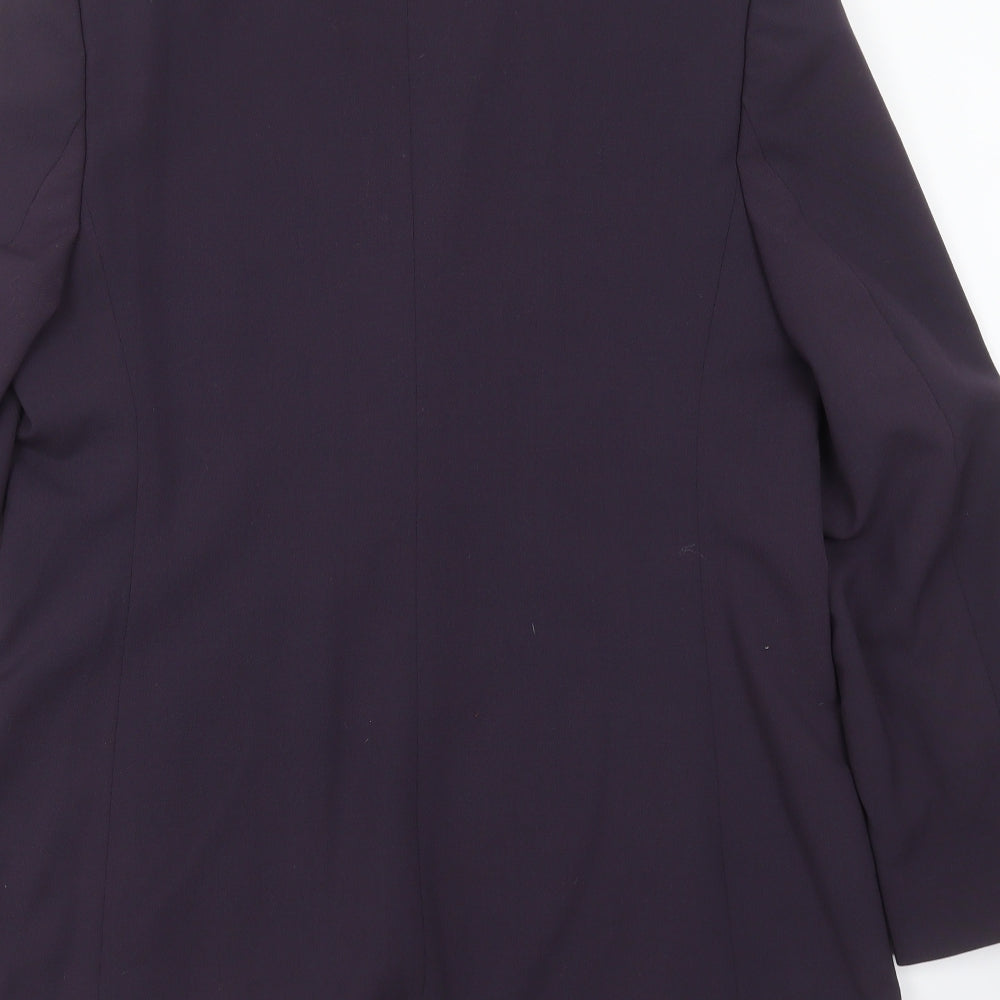 Marks and Spencer Womens Purple Jacket Suit Jacket Size 16