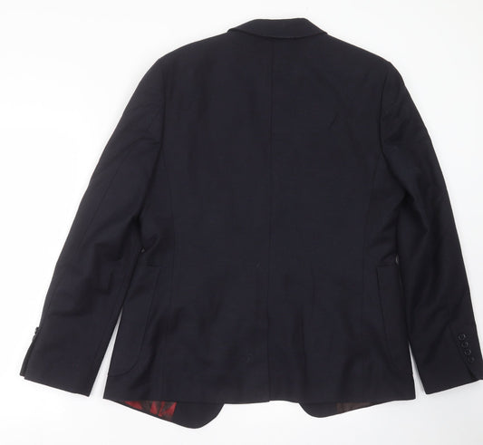 ASOS Mens Blue Jacket Suit Jacket Size 40