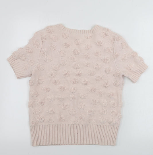 French Connection Womens Pink Pullover Jumper Size S