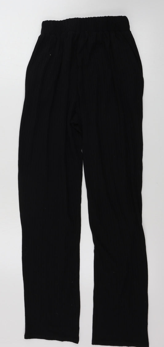 New Look Womens Black Trousers Size M L26 in