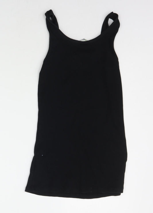 Marks and Spencer Womens Black Basic Tank Size 12