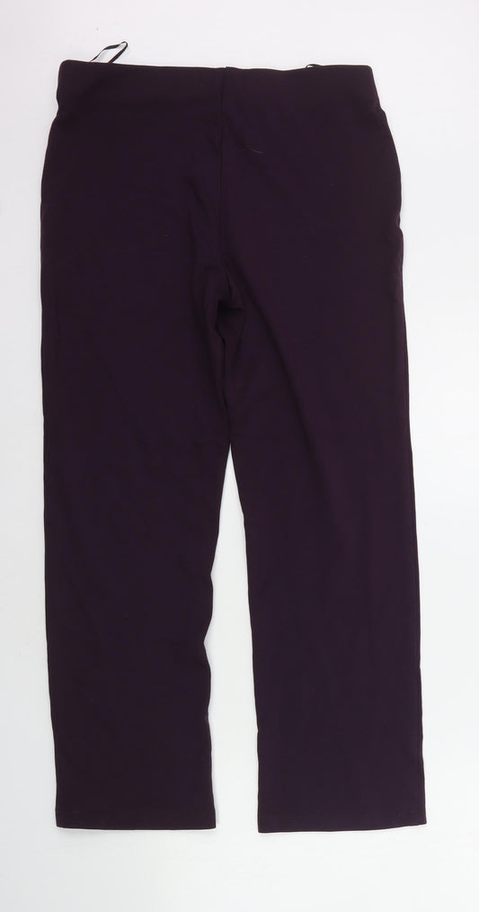 Papaya Womens Purple Jegging Trousers Size 12 L24 in