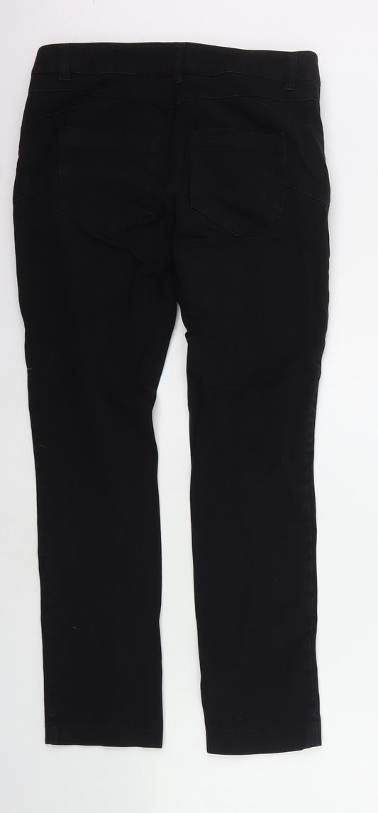 JASPER CORAN Womens Black Straight Jeans Size 10 L24 in