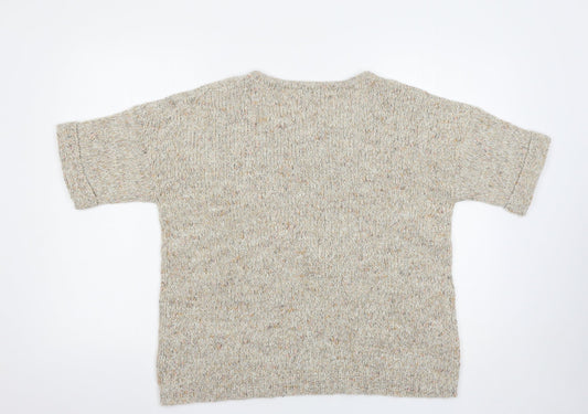 M&Co Womens Beige Pullover Jumper Size S