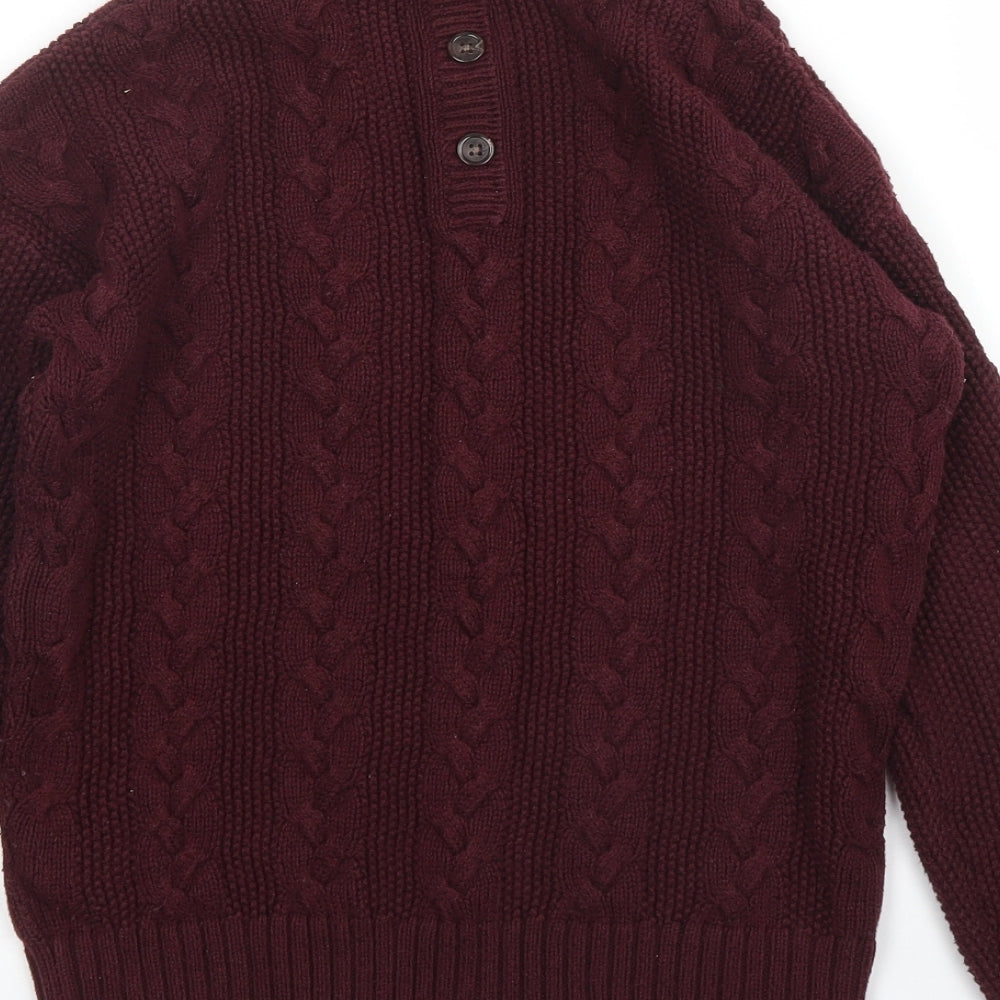 M&S Womens Purple Pullover Jumper Size 8