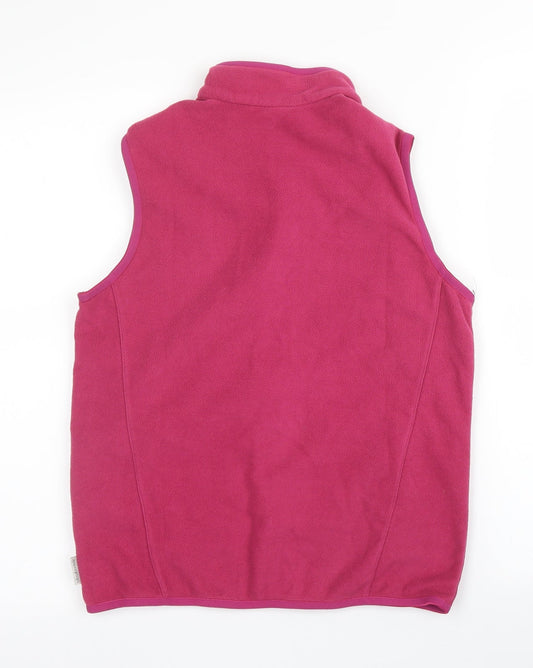 Quecha Girls Pink Full Zip Jumper Size 14 Years
