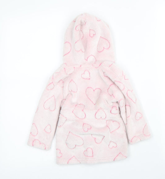 Primark Girls Pink Solid Capri Robe Size 6-9 Months