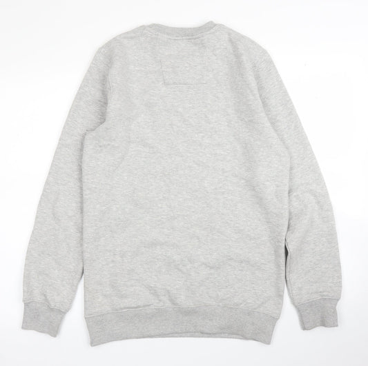 F&F Mens Grey Pullover Jumper Size S