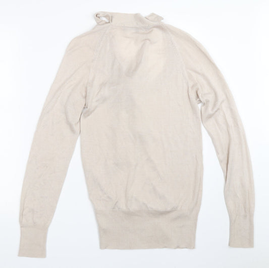 French Connection Womens Beige Pullover Jumper Size S