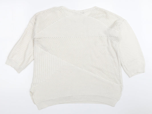 Select Womens Ivory Pullover Jumper Size 18