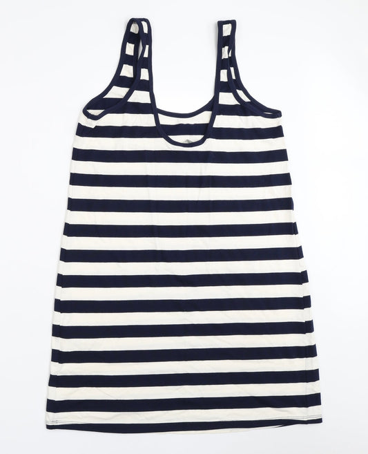 ASOS Womens Blue Striped Mini Size 10
