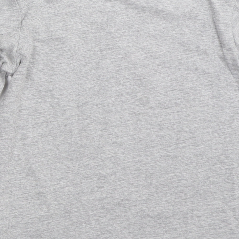 Marks and Spencer Boys Grey Basic T-Shirt Size 7-8 Years