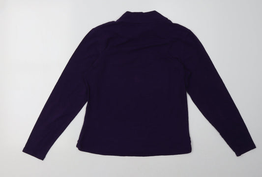 Braintree Womens Purple Pullover Sweatshirt Size 12