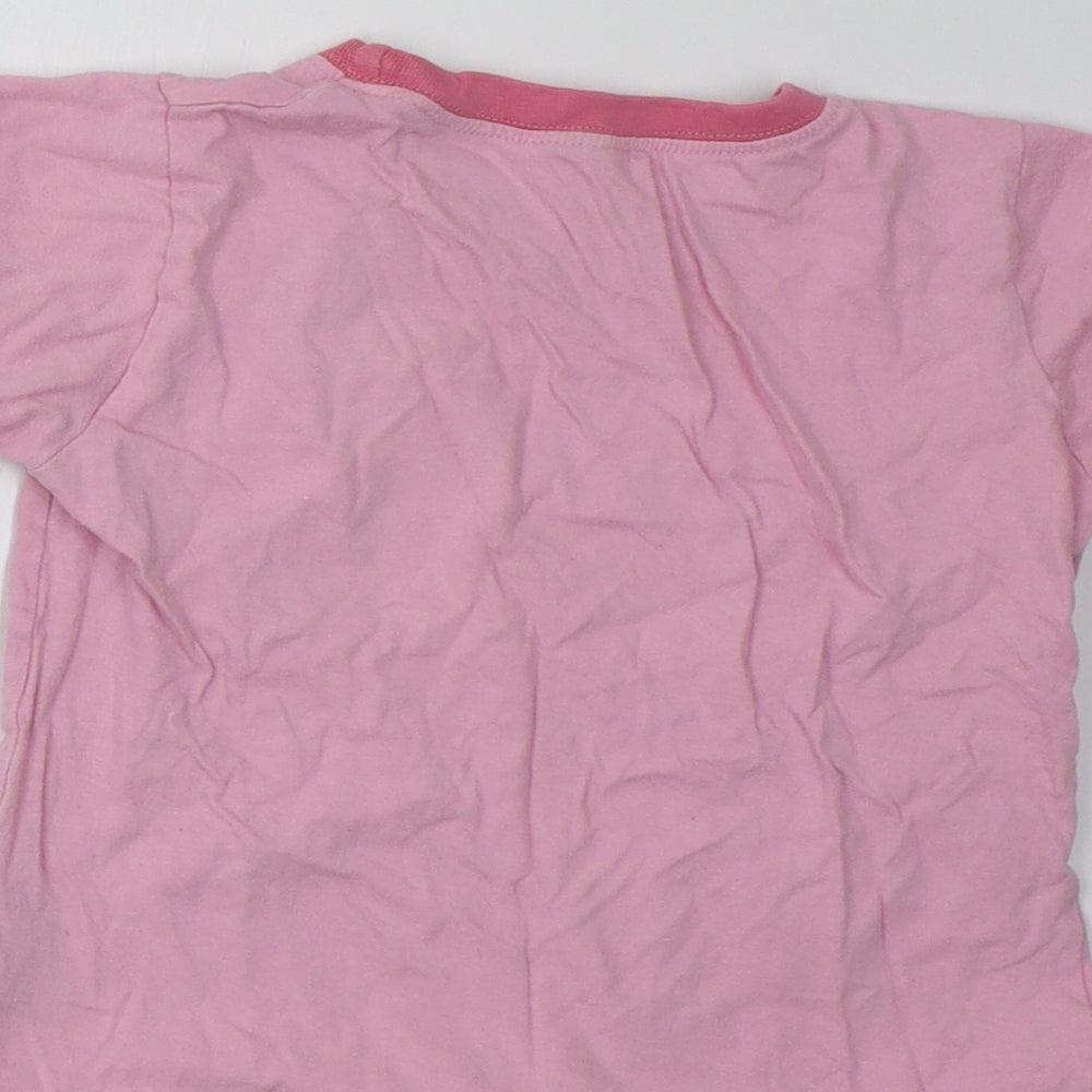 b&m Girls Pink Basic T-Shirt Size 8-9 Years