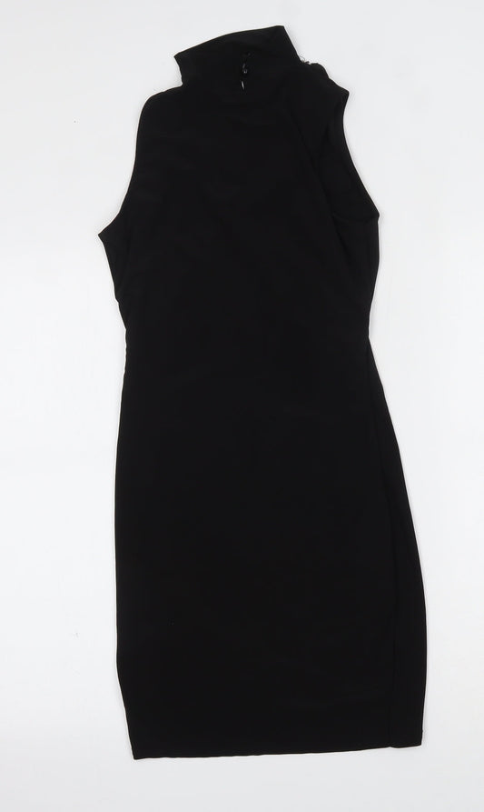 Prague Womens Black Bodycon Size 8