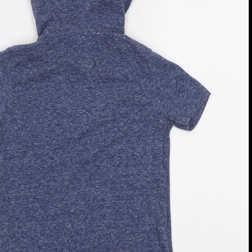 Marks and Spencer Boys Blue Basic T-Shirt Size 7-8 Years