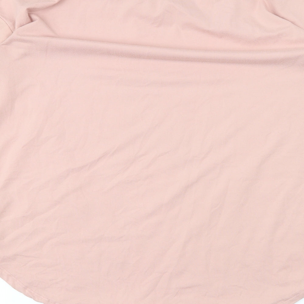 Select Womens Pink Basic T-Shirt Size M