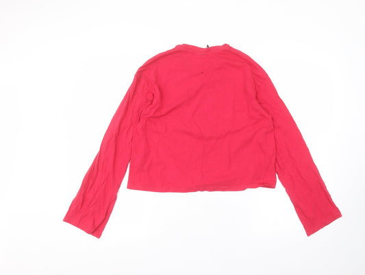H&M Womens Pink Basic T-Shirt Size S