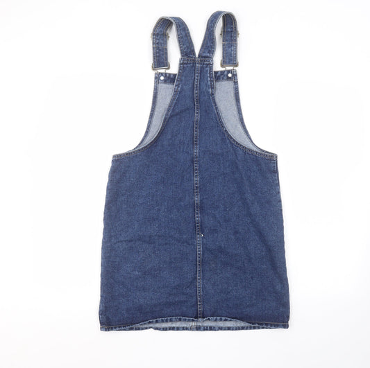 Denim & Co. Womens Blue A-Line Size 8