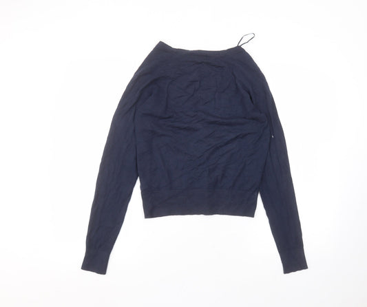 New Look Womens Blue Cardigan Jumper Size 8