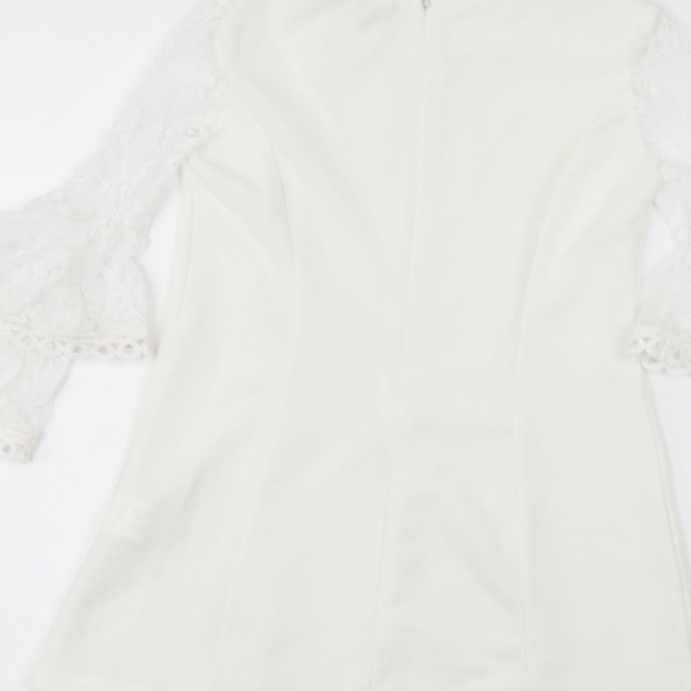 SheIn Girls White A-Line Size 6 Years