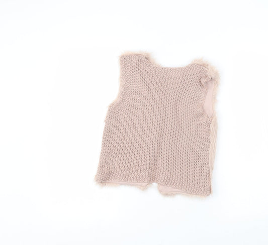 Primark Girls Pink Jacket Coatigan Size 6-7 Years