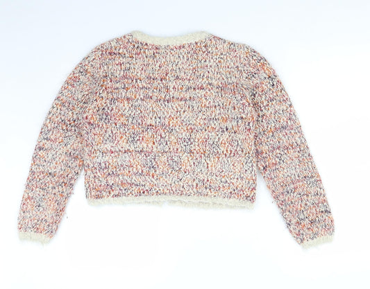 Papaya Womens Multicoloured Cardigan Jumper Size M