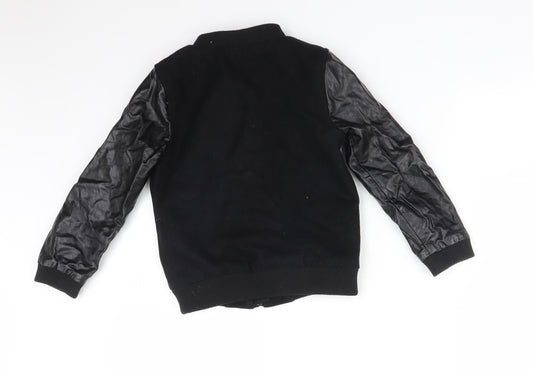 STILE BENETTON Boys Black Jacket Size S