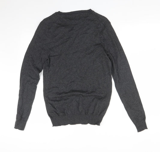 Charles Wilson Mens Grey Pullover Sweatshirt Size S