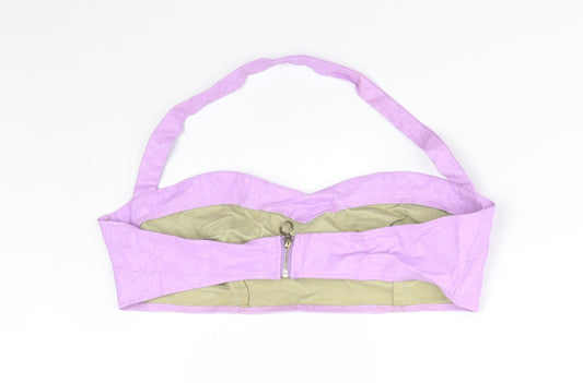 Preworn Womens Purple Basic T-Shirt Size L