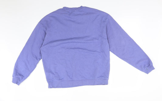 MONKL Womens Purple Pullover Sweatshirt Size M