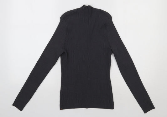 H&M Womens Grey Pullover Jumper Size M
