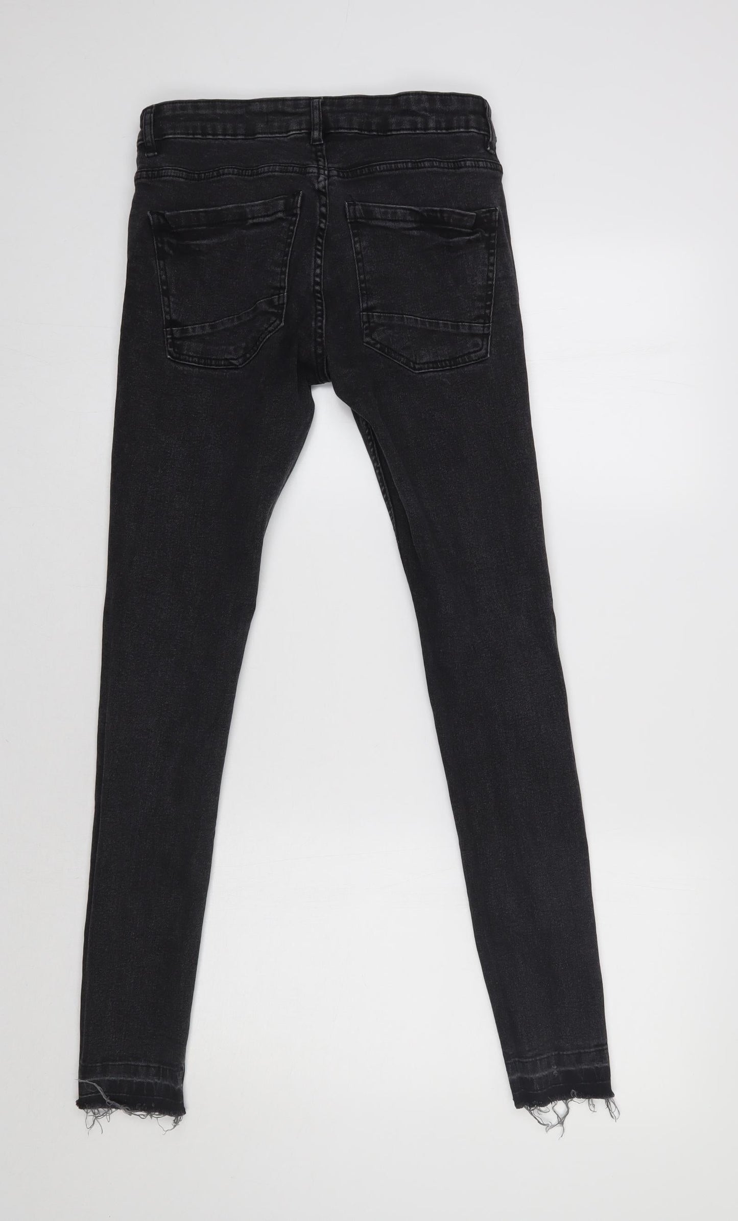 Brave Soul Womens Black Skinny Jeans Size 28 L30 in
