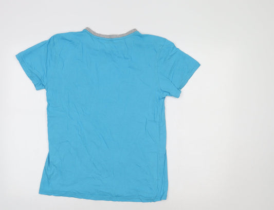 Motogear Womens Blue Basic T-Shirt Size S
