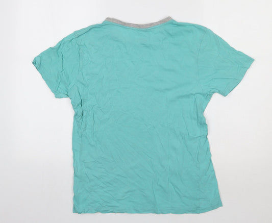 Motogear Womens Green Basic T-Shirt Size S